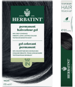 Herbatint 1N Black Hair Colour + Touch Up Bundle