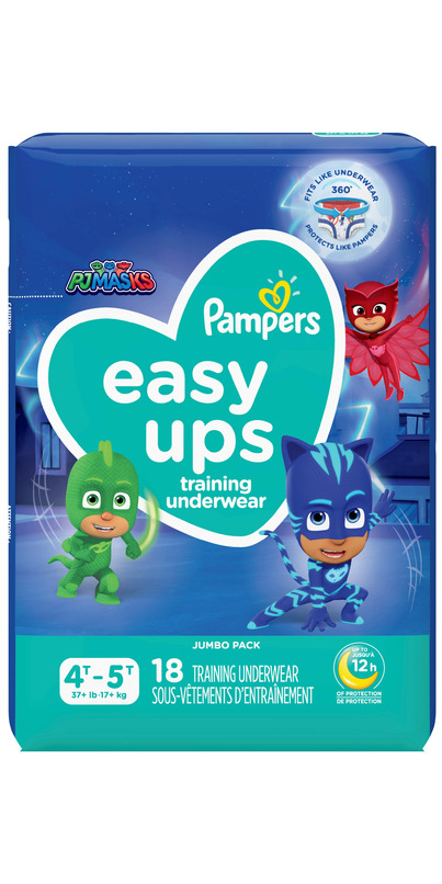 Pampers Easy Ups PJ Masks Training Pants Toddler Boys Size 5T/6T 15 Count  (Select for More Options)