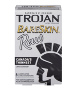 Trojan BareSkin Préservatifs en latex lubrifiés bruts