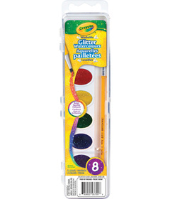 Crayola 8 Glitter Watercolour Paints