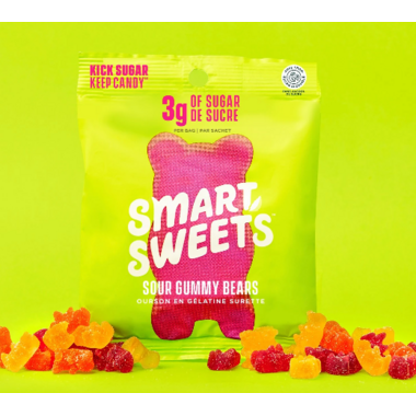 Buy SmartSweets Sour Gummy Bears Pouch at Well.ca | Free Shipping $35 ...