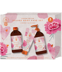 Wanderflower Nourishing Deluxe Body Care Set Cherry Blossom