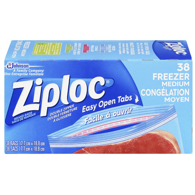Buy Ziploc Double Zipper Medium Freezer Bags at