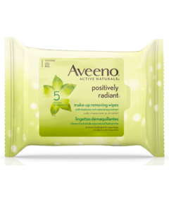 Aveeno Positively Radiant Make-up Removing Wipes