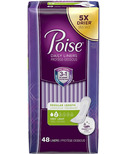 Poise Daily Incontinence Panty Liners Very Light Absorbency Regular Length