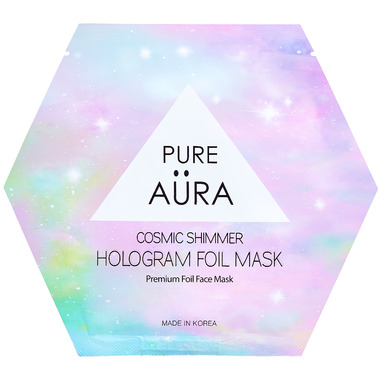 Download Buy Pure Aura Cosmic Shimmer Hologram Foil Sheet Mask From Canada At Well Ca Free Shipping PSD Mockup Templates