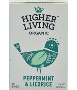 Higher Living Organic Tea Peppermint & Licorice