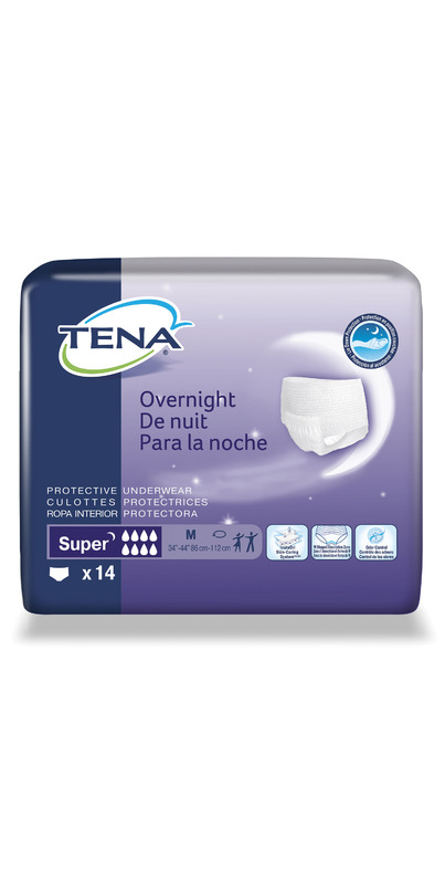 Overnight incontinence disposable underwear  TENA ProSkin Overnight Super  Protective Underwear –