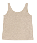Nest Designs Women's Bamboo Cotton Tank Top Warm Taupe