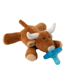 WubbaNub Longhorn Bull Pacifier Plush Combo