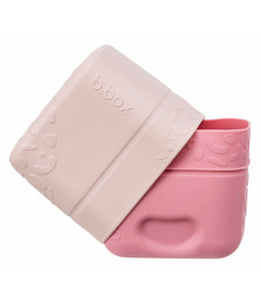 b.box Silicone Snack Cup Bento Lunch Box Berry