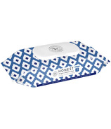 The Honest Company Honest Designer Collection Wipes Blue Ikat