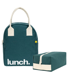 Fluf Zipper Lunch Bag & Traveller Cypress Bundle