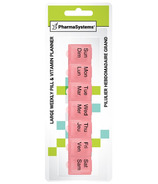 PharmaSystems Grande pilule hebdomadaire & Planificateur de vitamines