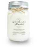 The Scented Market Soy Wax Candle Eucalyptus Lavender