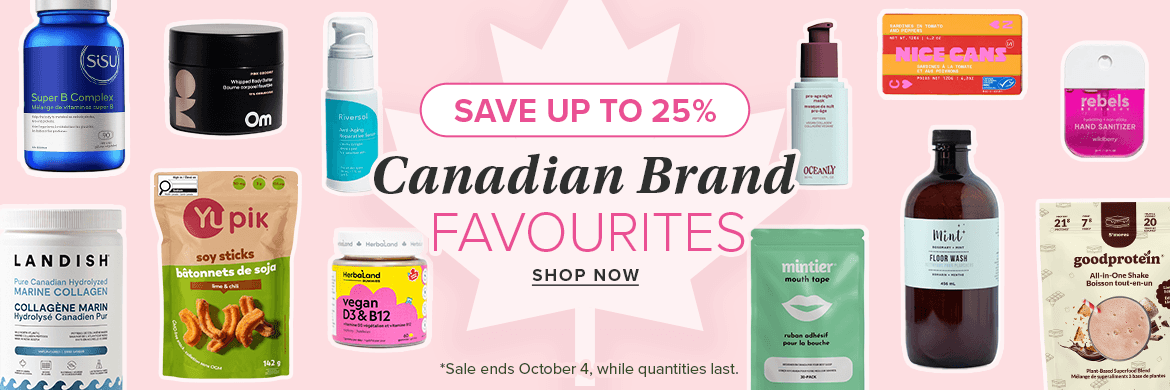 Save up to 25% on Canadian Brand Favourites