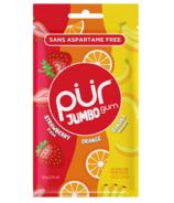 PUR Sugar-Free Jumbo Gum Strawberry, Orange, Banana