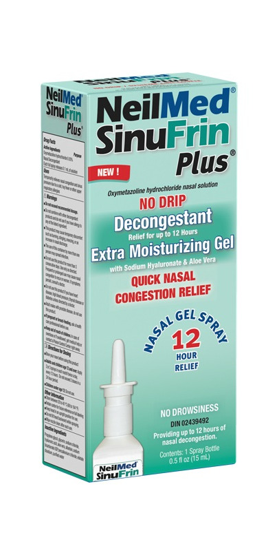 Buy NeilMed SinuFrin Plus Oxymetazoline HCI Decongestant Moisturizing ...