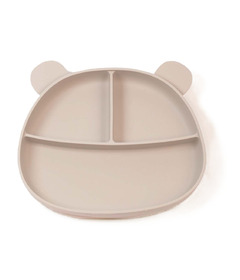 Bulle Taupe Bear Silicone Suction Plate