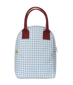 Fluf Zipper Lunch Gingham Sky