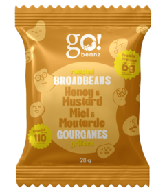 Go! Nutrition Roasted BroadBeanz Honey & Mustard