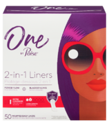 One by Poise Panty Liners 2-in-1 Period & Bladder Leakage Daily Liner Long