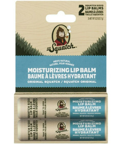 Dr. Squatch Men's Natural Moisturizing Lip Balm Original