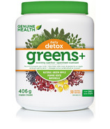 Genuine Health Daily Detox Greens+ Pomme verte 