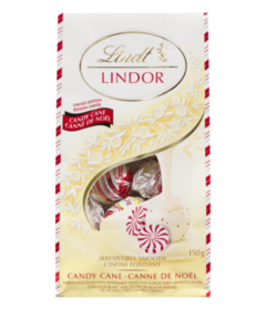 Lindor White Chocolate Candy Cane Truffles