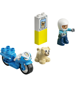 LEGO DUPLO Rescue Police Motorcycle Building Toy