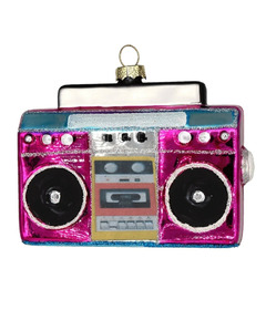 CHIVE Pink Boombox Ornament