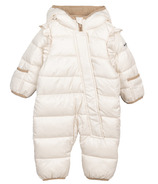 miles the label Baby Polyfilled Snowsuit Woven Off White