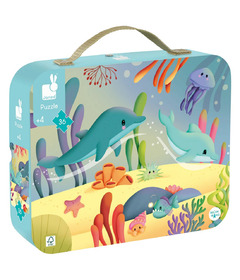 Janod Panorama Sea Animal Puzzle