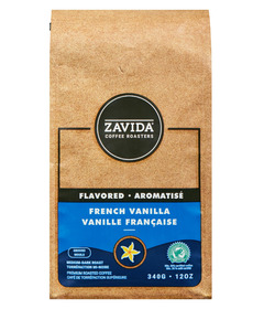 Zavida Premium Roasted Coffee French Vanilla Medium-Dark Roast Ground