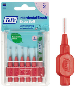 TePe Interdental Brush Extra Soft Red 0.5mm