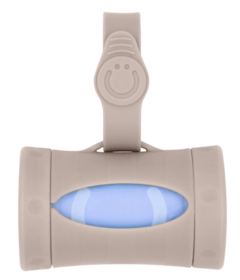 Ubbi On-The-Go Bag Dispenser Set Taupe