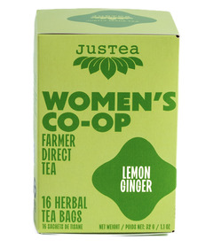 JusTea Lemon Ginger Herbal Tea