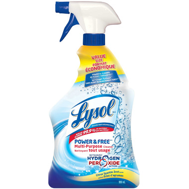 Buy Lysol Power & Free Multi Purpose Cleaner Citrus Sparkle Zest at ...