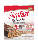 Barres de remplacement de repas SlimFast Bake Shop Pâte à biscuits croustillante et chocolatée