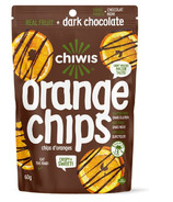 Chiwis Dark Chocolate Drizzled Orange Chips