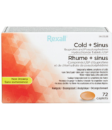 Rexall duo de médicaments rhume et sinus