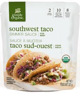 Simply Organic Simmer Sauce Southwest Taco