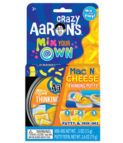 image of Crazy Aaron's Thinking Putty Mix Your Own Tin Mac N Cheese with sku:337504