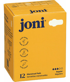 image of joni Organic Bamboo Regular Pads with sku:211157