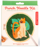 Kikkerland Punch Needle Kit Cat 