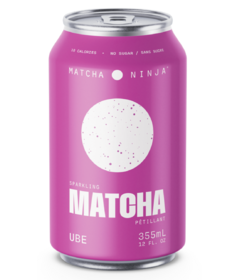 Matcha Ninja Ube Sparkling Matcha