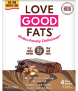 Love Good Fats Barres aux Amandes Riches Chocolatées