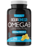  AquaOmega High EPA Omega-3 Fish Oil Softgels 