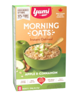 Yumi Organics Instant Oatmeal Morning Oats Pomme et cannelle 