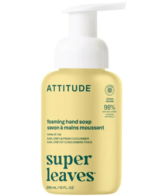 ATTITUDE Super Leaves Foaming Hand Soap Earl Grey & Fresh Cucumber